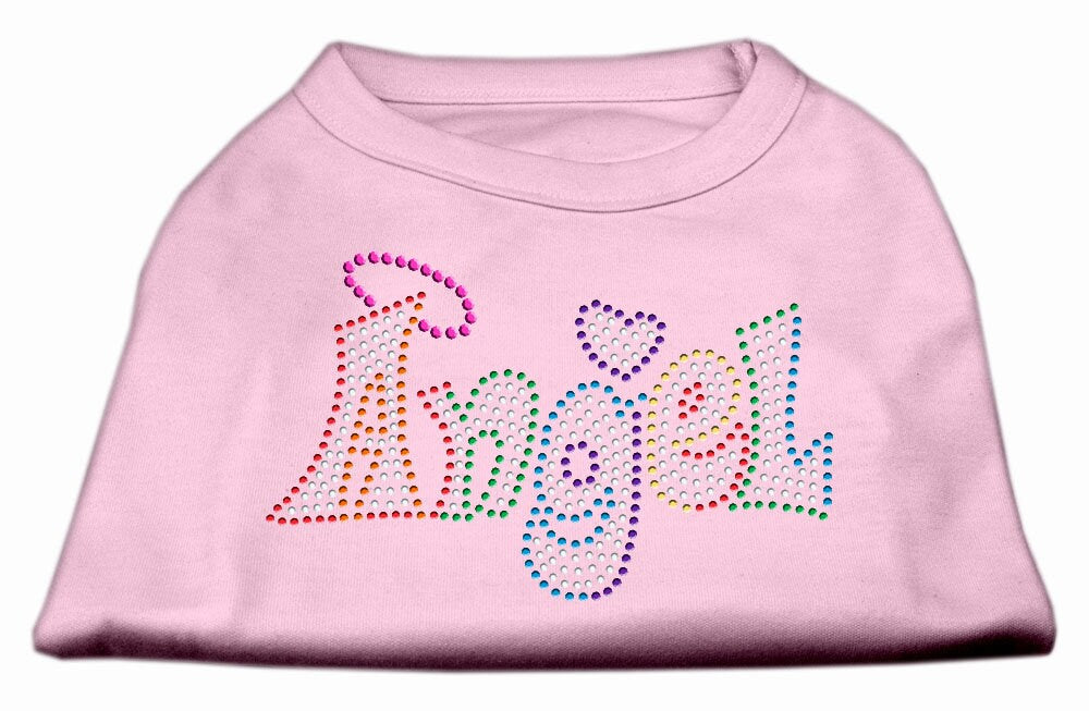 Pet Dog & Cat Shirt Rhinestone, "Technicolor Angel"