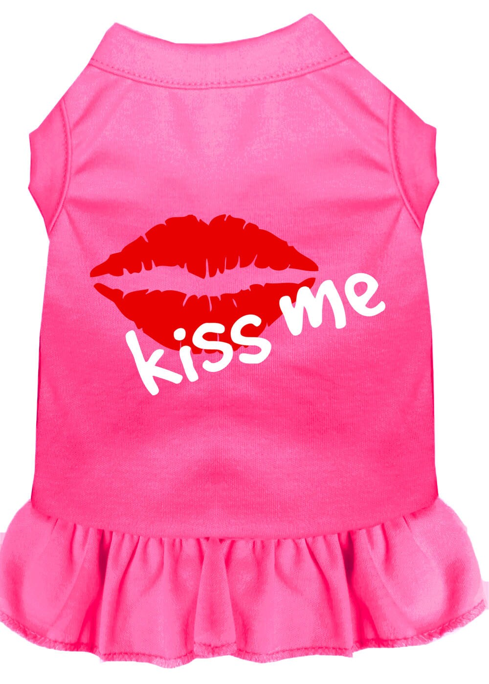 Pet Dress, Screen Printed, "Kiss Me"