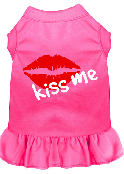 Pet Dress, Screen Printed, "Kiss Me"