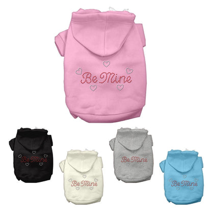 Pet, Dog & Cat Hoodie Rhinestone, "Be Mine"