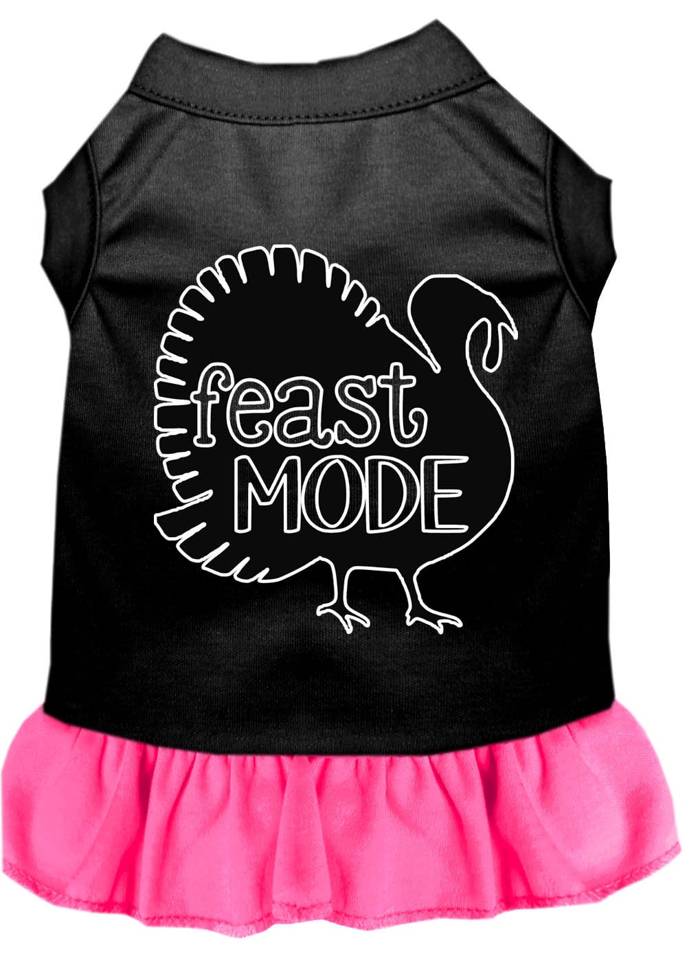 Vestido para perro y gato con estampado de Acción de Gracias, "Feast Mode"