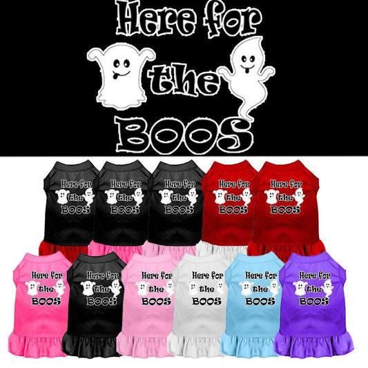 Pet Dress "Here For The Boos"