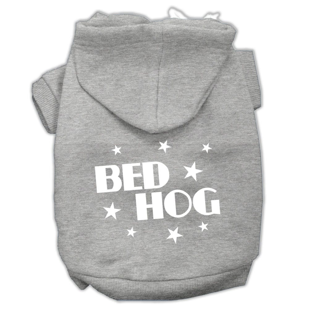 Pet, Dog & Cat Hoodie Screen Printed, "Bed Hog"