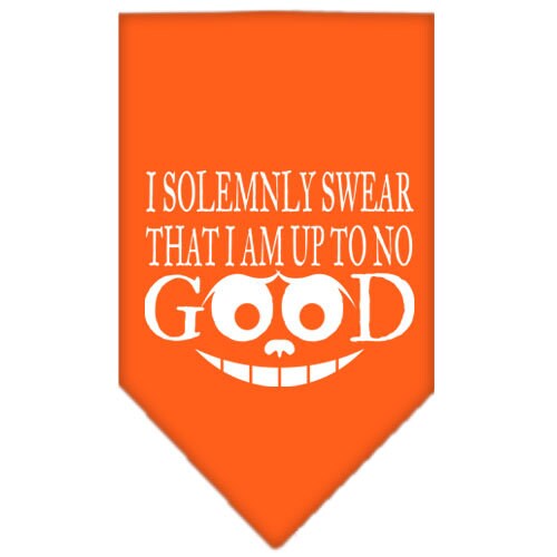 Pet and Dog Bandana, "I Solemnly Swear That I Am Up To No Good"