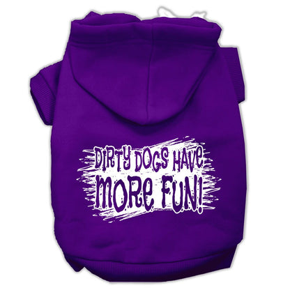 Pet Hoodie "Dirty Dogs Have More Fun"