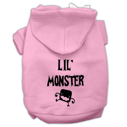 Sudadera con capucha para Halloween con estampado de mascotas, perros y gatos, "Lil Monster"