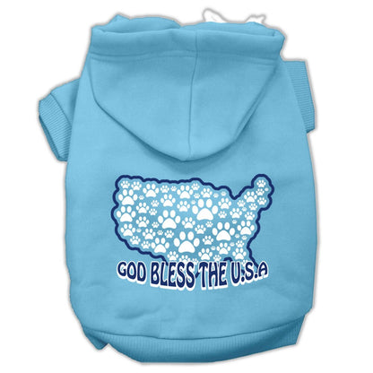 Pet Hoodie "God Bless The USA"