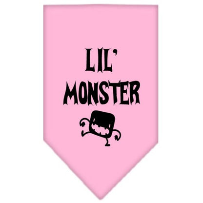 Halloween Pet and Dog Bandana Screen Printed, "Lil Monster"