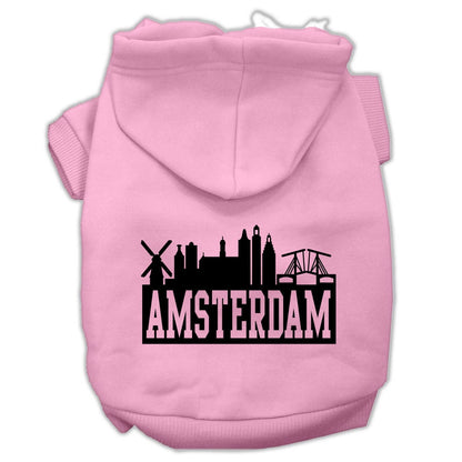 Pet Hoodie "Amsterdam Skyline"