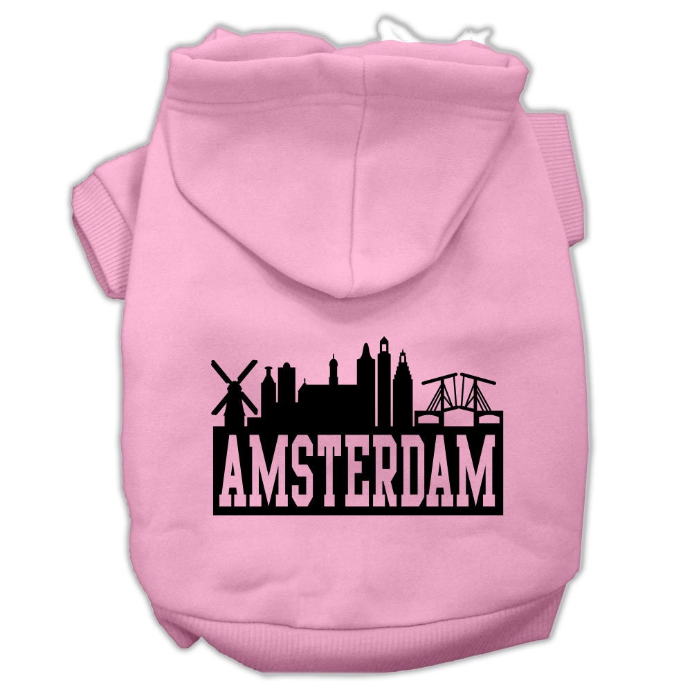 Pet Hoodie "Amsterdam Skyline"