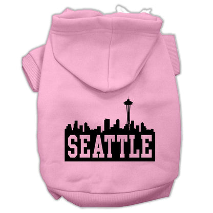 Pet Hoodie "Seattle Skyline"