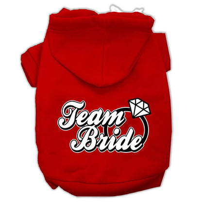 Pet Hoodie "Team Bride"