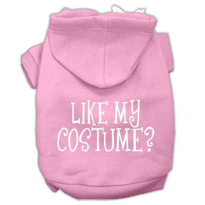 Sudadera con capucha para Halloween para mascotas, perros y gatos serigrafiada con la frase "¿Te gusta mi disfraz?"