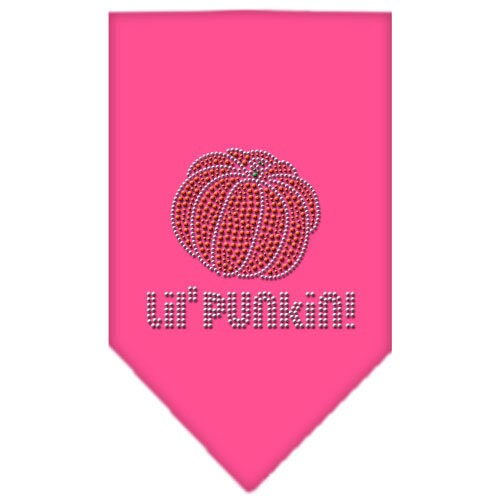 Bandana para perros y mascotas de Halloween con diamantes de imitación, "Lil Punkin"