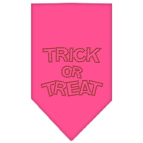 Bandana de Halloween para mascotas y perros con diamantes de imitación, "Truco o trato"