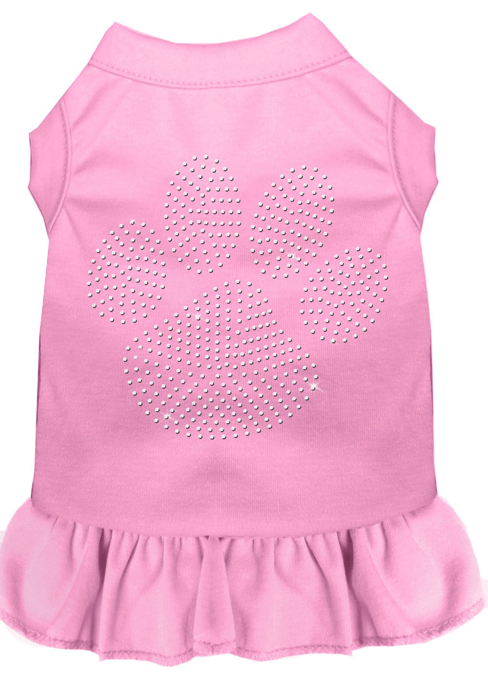 Vestido para perros y gatos con diamantes de imitación, "Clear Paw"