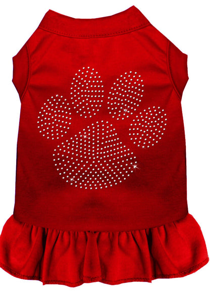 Vestido para perros y gatos con diamantes de imitación, "Clear Paw"