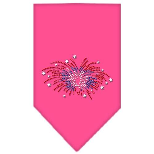 Pet and Dog Bandana Rhinestone, "Fireworks"