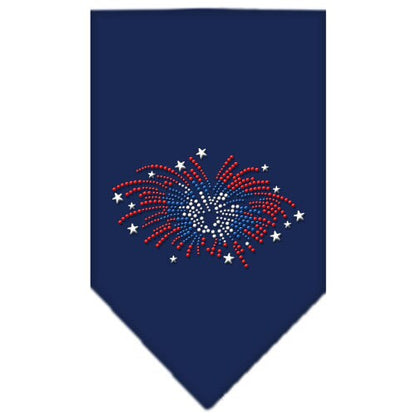 Pet and Dog Bandana Rhinestone, "Fireworks"