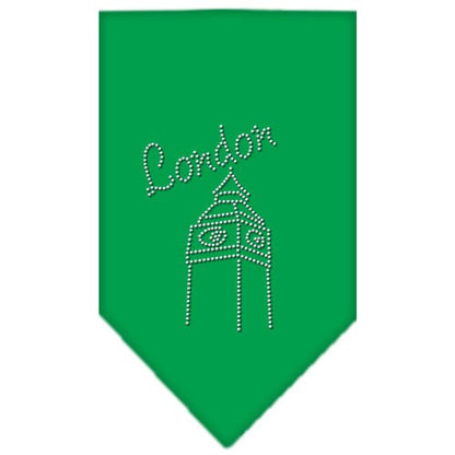 Bandana para mascotas y perros con diamantes de imitación, "Londres"