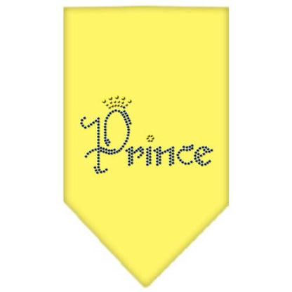 Bandana para mascotas y perros con diamantes de imitación, "Prince"