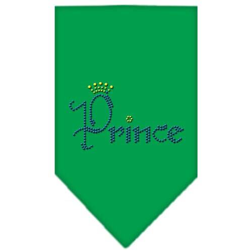 Bandana para mascotas y perros con diamantes de imitación, "Prince"