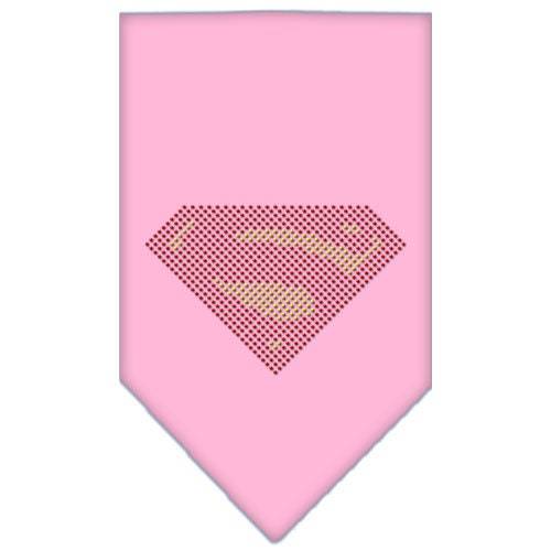 Bandana para mascotas y perros con diamantes de imitación, "¡Súper!"