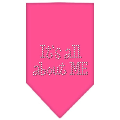 Bandana para mascotas y perros con diamantes de imitación, "It's All About Me"