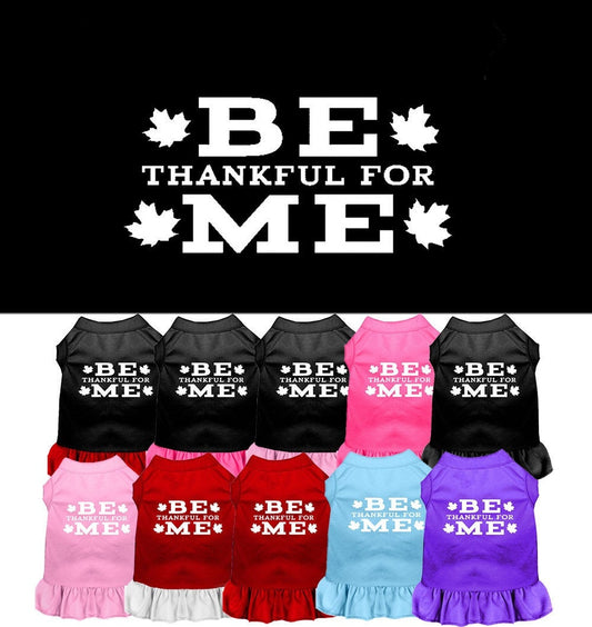 Pet Dress "Be Thankful For Me"