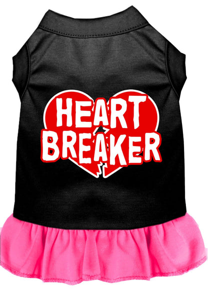 Vestido para perros y gatos con estampado serigrafiado "Heart Breaker"