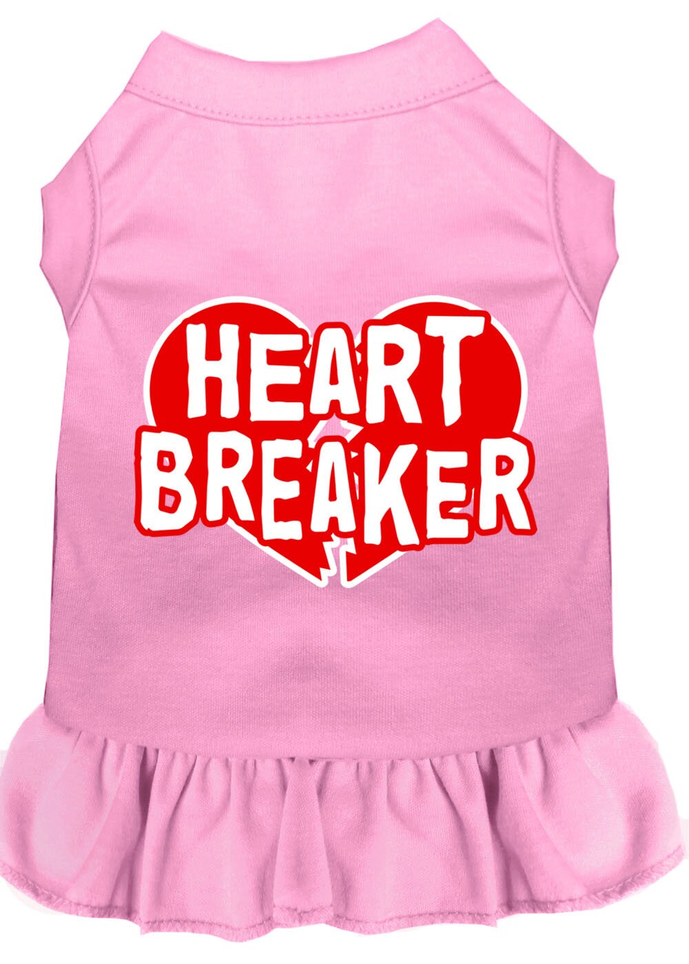 Vestido para perros y gatos con estampado serigrafiado "Heart Breaker"