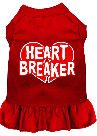 Vestido para perros y gatos con estampado serigrafiado "Heart Breaker"