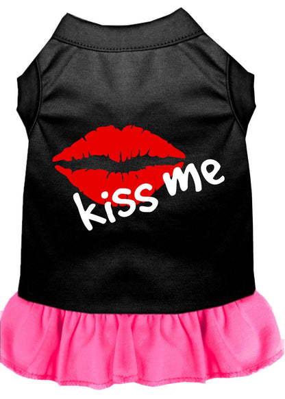 Pet Dress, Screen Printed, "Kiss Me"