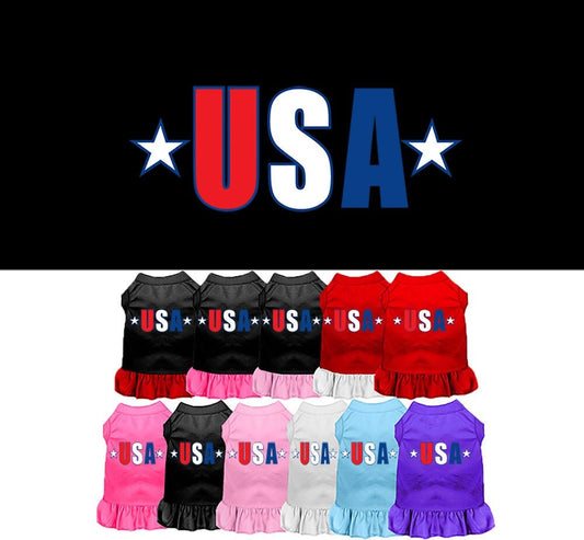 Pet Dress "USA Star"