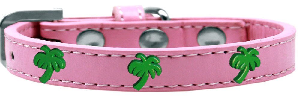 Collar de moda para perros, cachorros y mascotas, "Palmera verde"