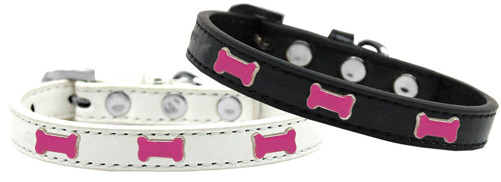 Collar de moda para perros, cachorros y mascotas, "Pink Bone"