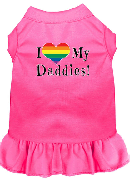 Pet Dress "I Heart My Daddies"