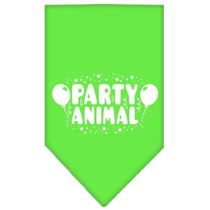 Bandana para mascotas y perros serigrafiada, "Party Animal"