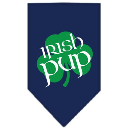 Bandana para mascotas y perros serigrafiada con la frase "Irish Pup"