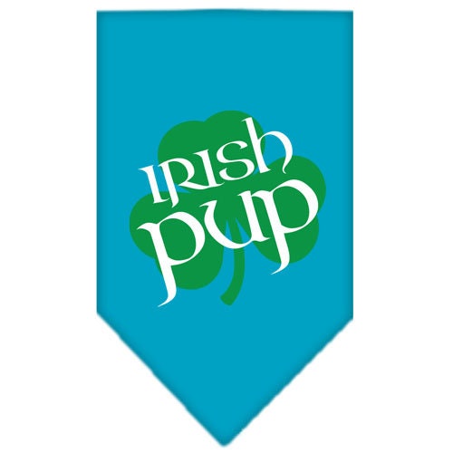 Bandana para mascotas y perros serigrafiada con la frase "Irish Pup"