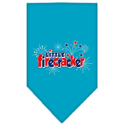 Bandana para mascotas y perros serigrafiada, "Little Firecracker"