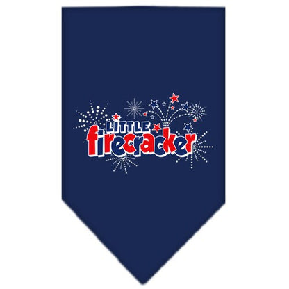 Bandana para mascotas y perros serigrafiada, "Little Firecracker"