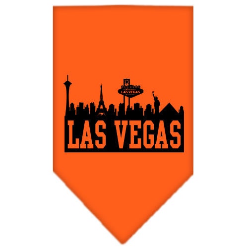 Pet and Dog Bandana Screen Printed, "Las Vegas Skyline"