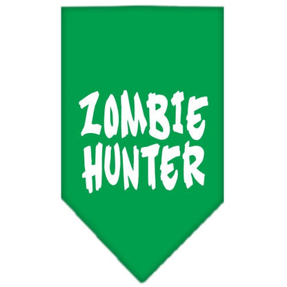 Halloween Pet and Dog Bandana Screen Printed, "Zombie Hunter"