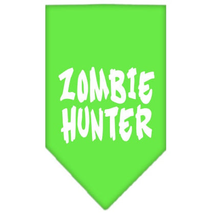 Halloween Pet and Dog Bandana Screen Printed, "Zombie Hunter"