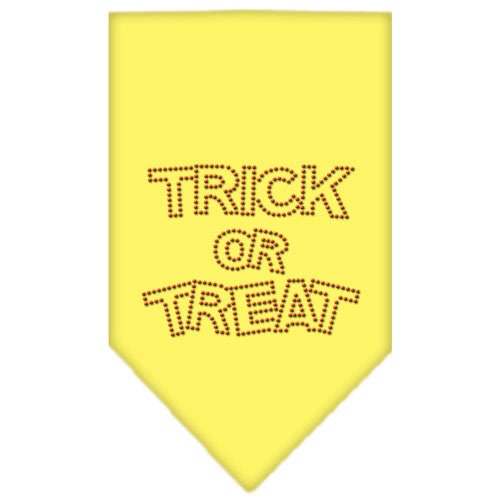 Bandana de Halloween para mascotas y perros con diamantes de imitación, "Truco o trato"