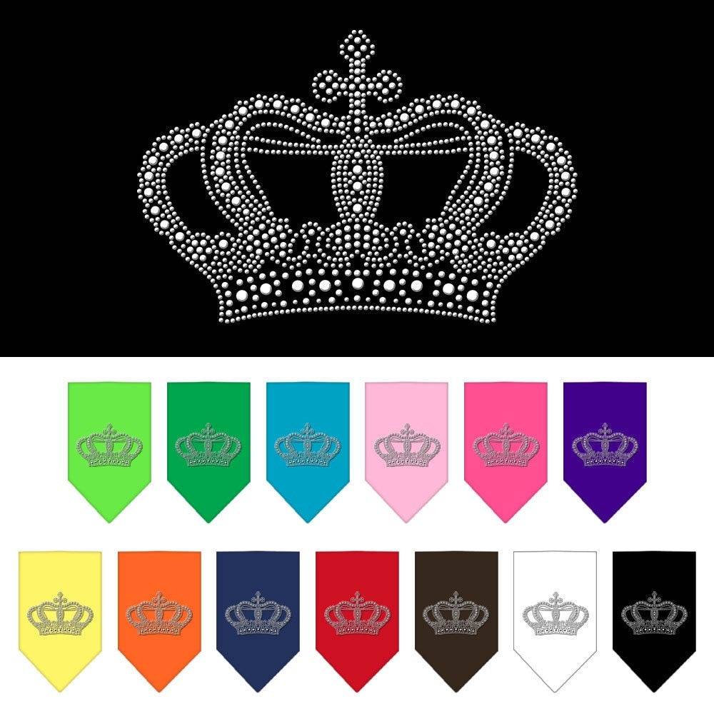 Bandana para mascotas y perros con diamantes de imitación, "Corona"