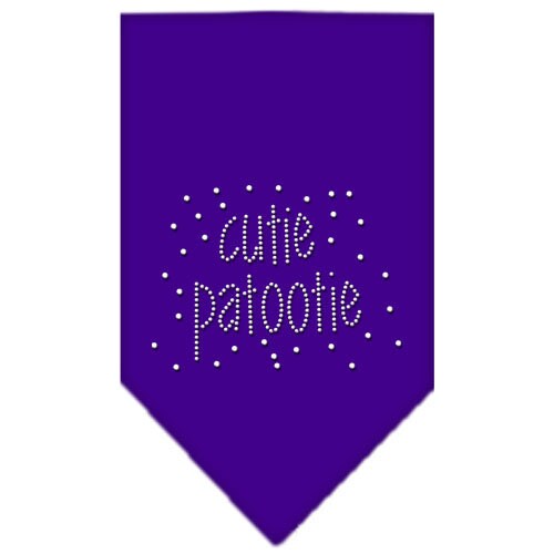 Bandana para mascotas y perros con diamantes de imitación, "Cutie Patootie"