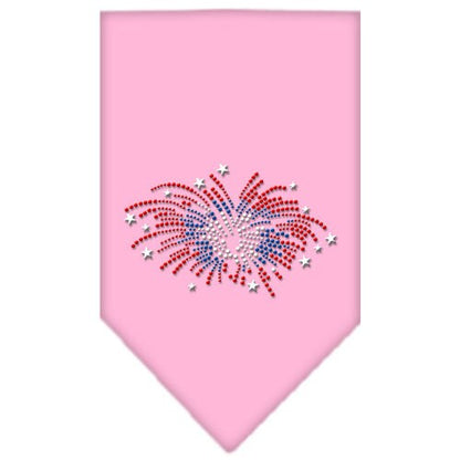 Pet and Dog Bandana Rhinestone, "Fireworks"