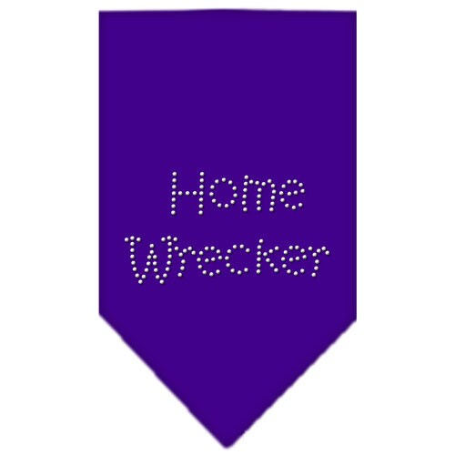 Bandana para mascotas y perros con diamantes de imitación, "Home Wrecker"